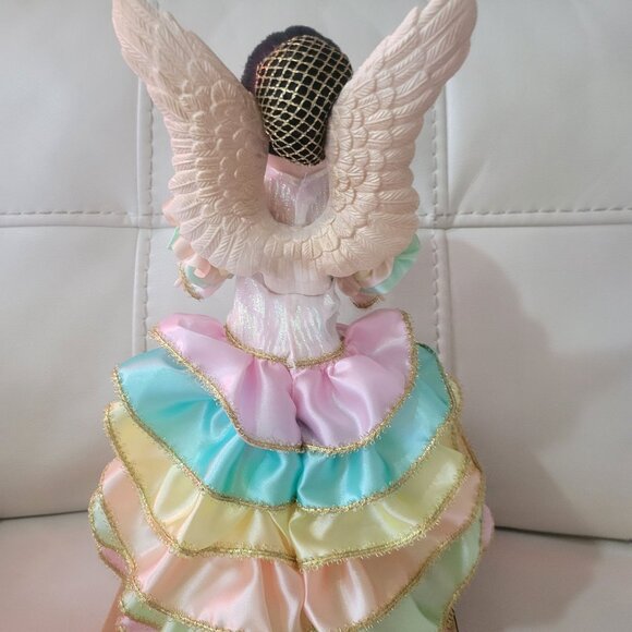Precious Moments Angel  Of The South Doll Collectible with Rainbow Dress & Gold - Picture 11 of 15